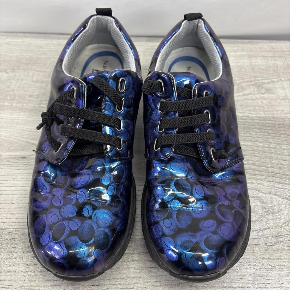 Nurse Mates Align Velocity Womens 7 Orthotic Sneaker Blue Lace Up Shoes - Picture 3 of 15